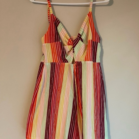Striped Multicolor Jumpsuit - Picture 1 of 3